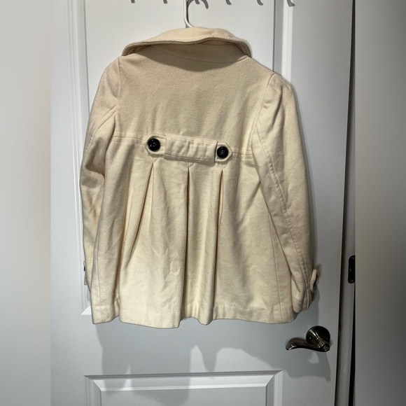 Zara Womens White Peacoat Size Medium - Picture 11 of 14